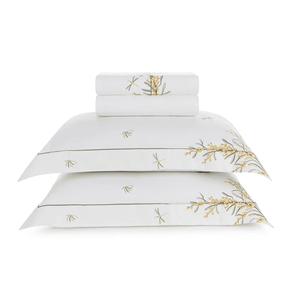 Jogo de Cama Super King Mimosa 300 Fios Trussardi Estampado 280cm x 280cm
