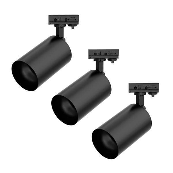 Kit 3 Spots ECO3996 Inspire Preto e27 Bivolt
