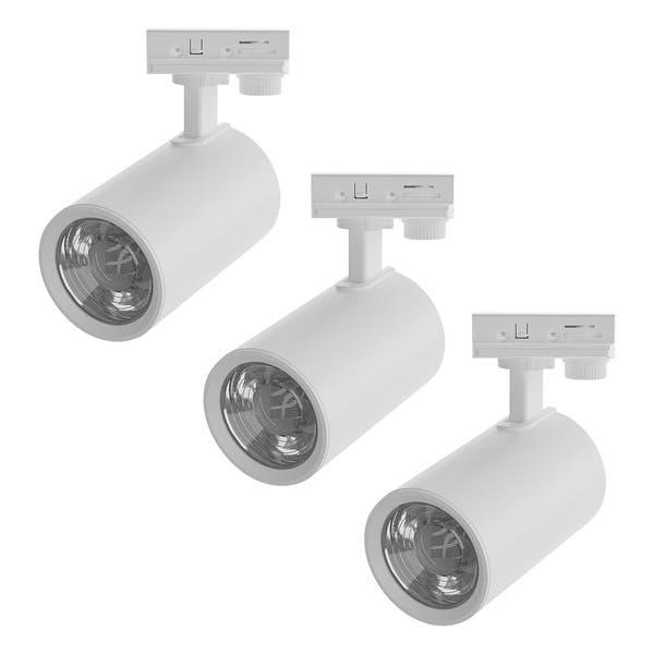 Kit 3 Spots para Trilho com Led Luz 3 em 1 Inspire 900lm Branco Bivolt