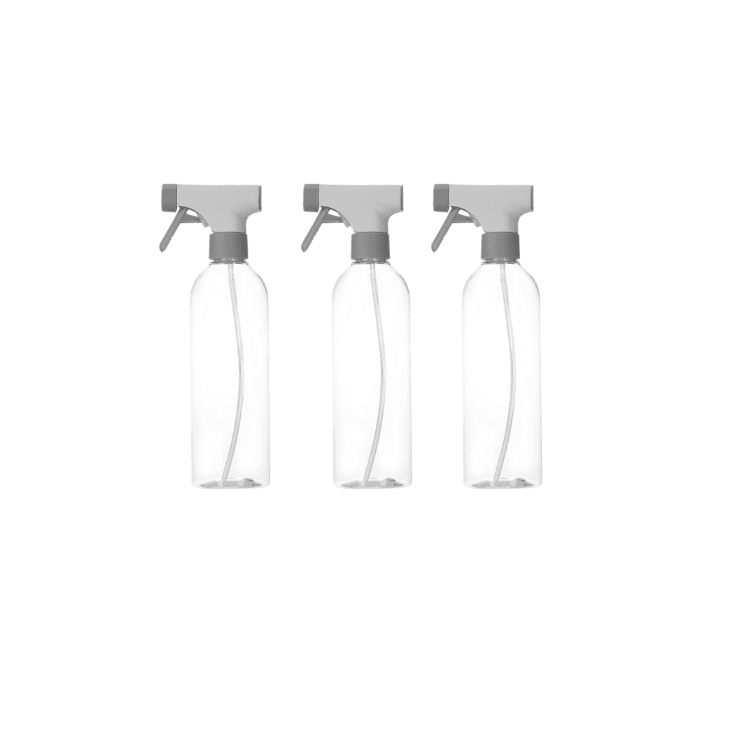 Kit Borrifadores Multiuso Ou 500ml 3 unidades Linha Flow