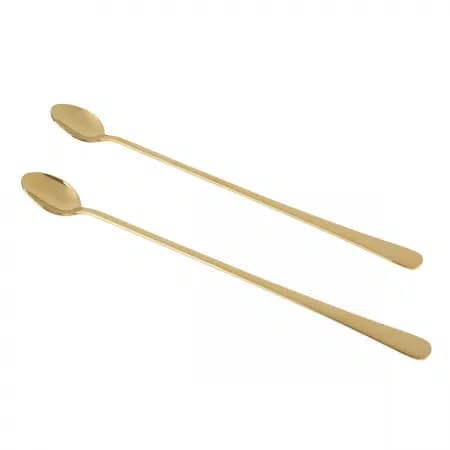 Kit Colheres Aço Inox Bailarina 30cm Oxford Dourado - Wolff