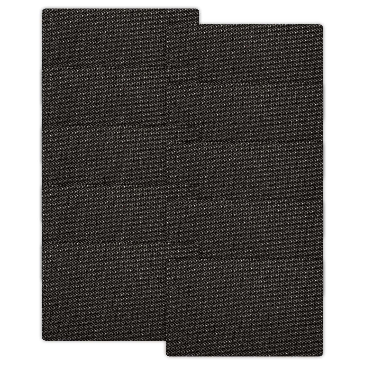 Kit Com 10 Lugar Americano Superfixo Preto - Copa&cia