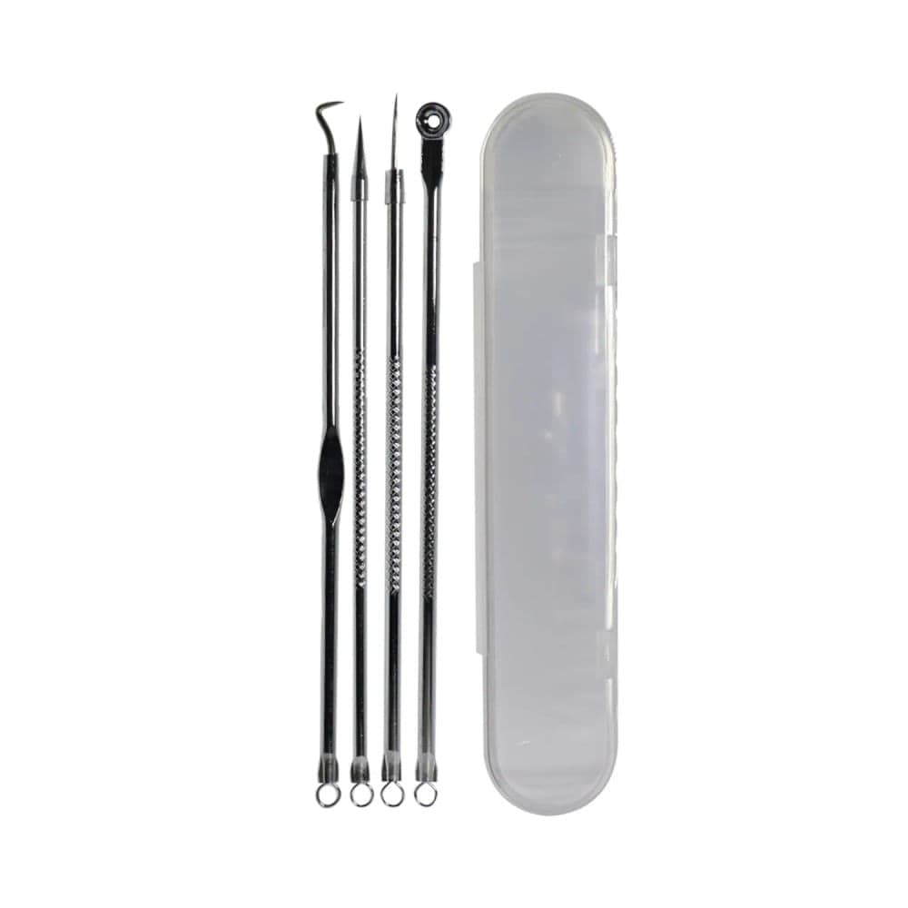 Kit Extrator de Cravos e Espinhas Profissional 4 Peças - Life B