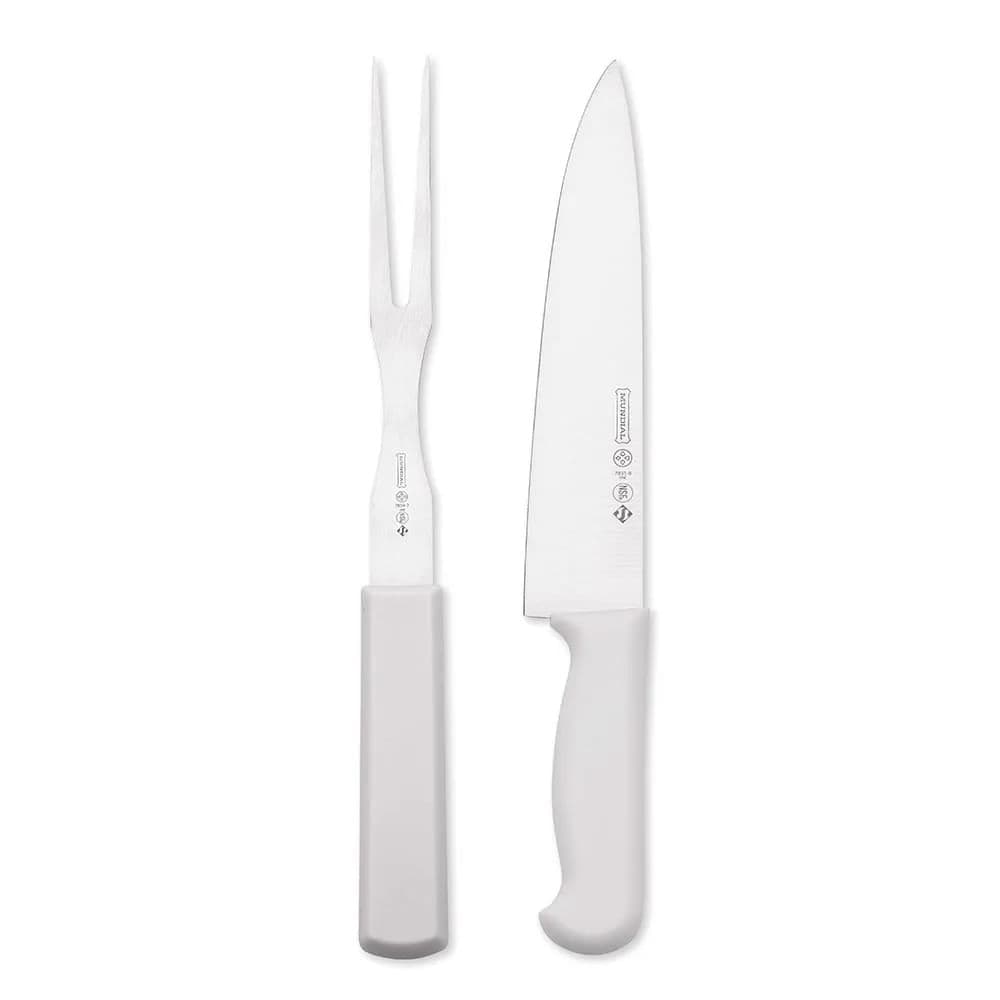 Kit para Churrasco Master Line 2 Peças Branco - Mundial