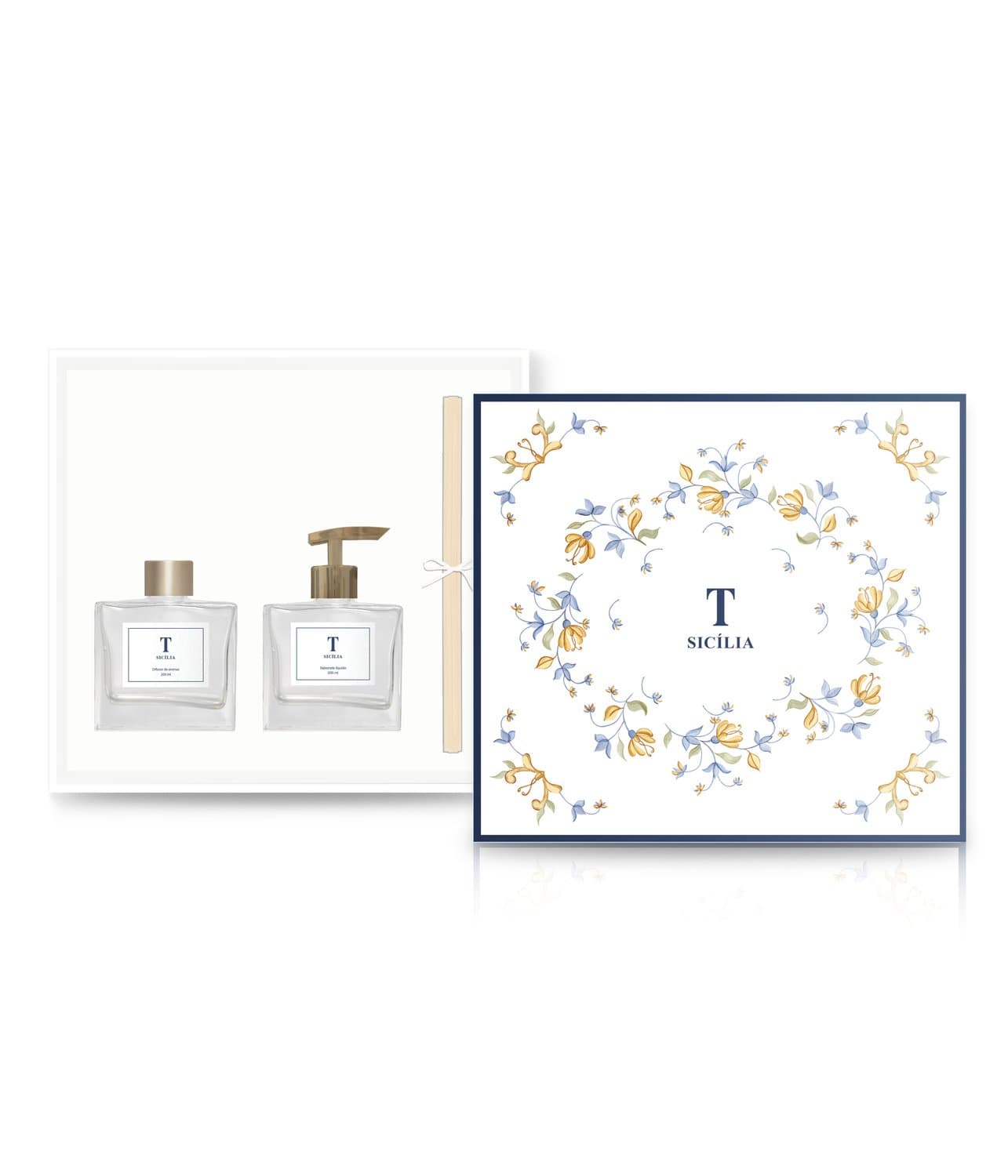 Kit Presente Oleo Difusor e Sabonete Trussardi Sicilia