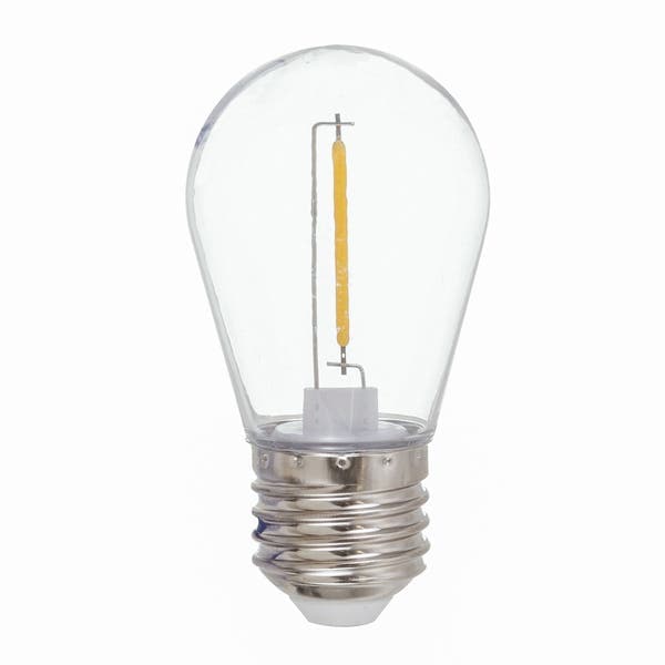 Lâmpada de LED Filamento E27 Bulbo 1W 50lm Luz Amarela 127V Lexman