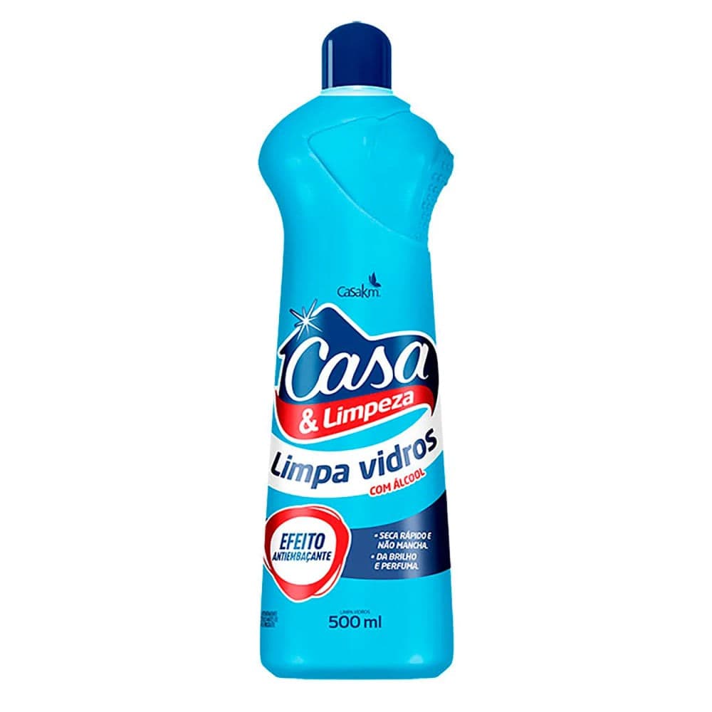 Limpa Vidros com Álcool 500mL - Casakm