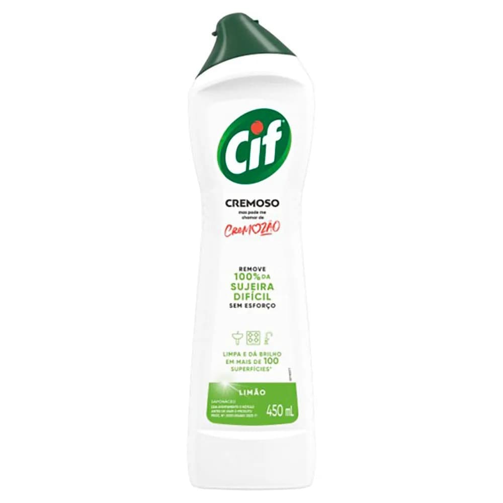 Limpador Cremoso Limão 450mL - Cif