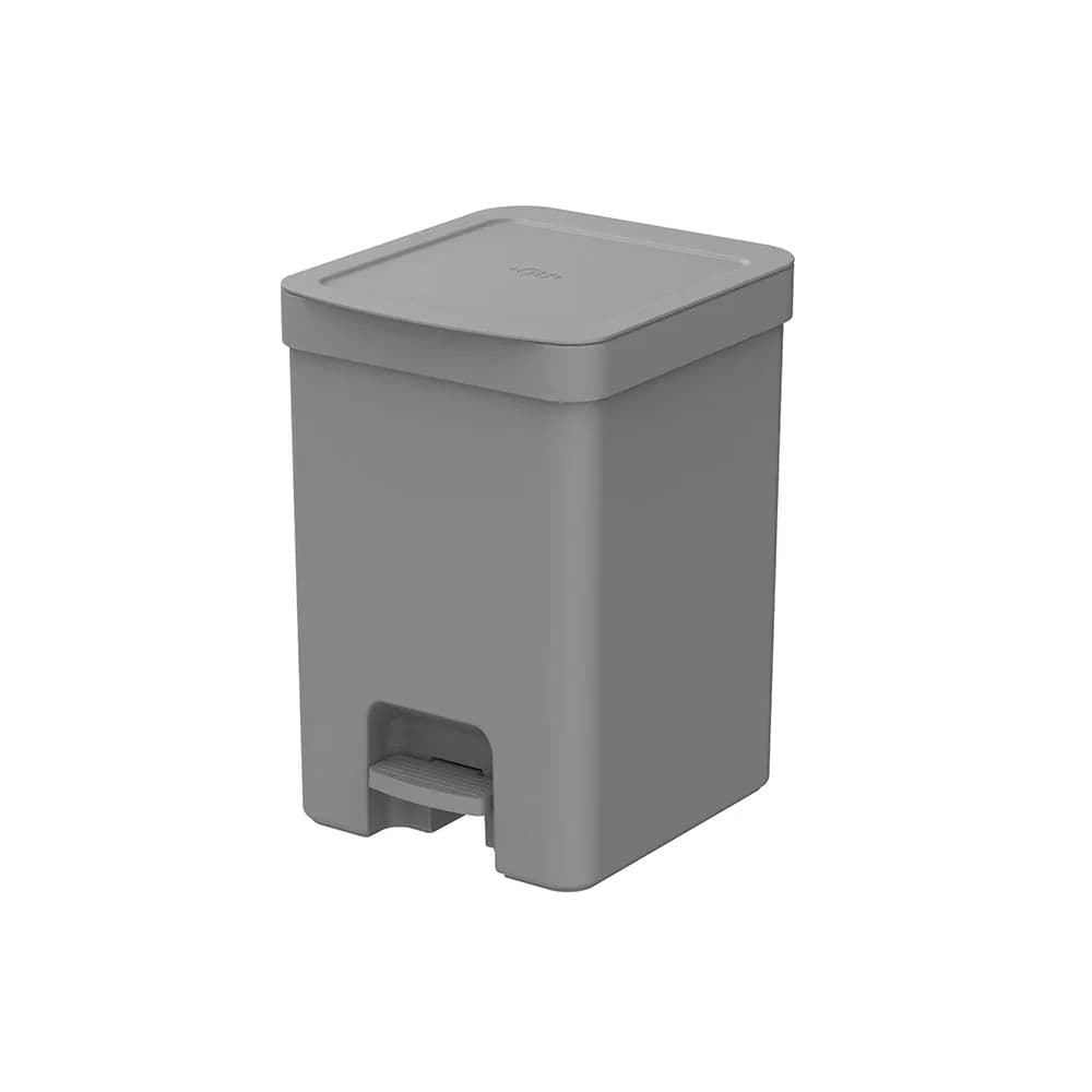 Lixeira com Pedal Trium 12l Chumbo - Ou