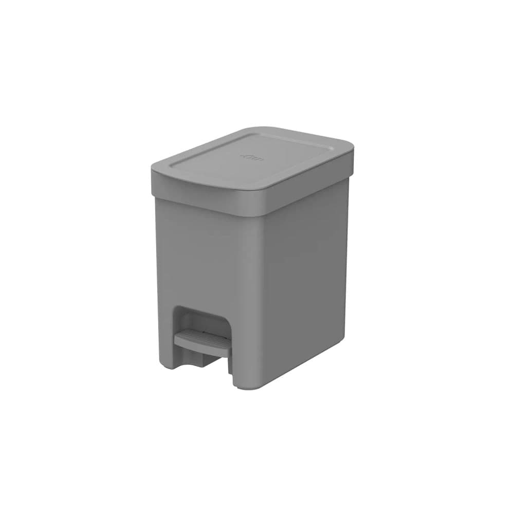Lixeira de Chão Trium com Pedal 6l Chumbo - Ou