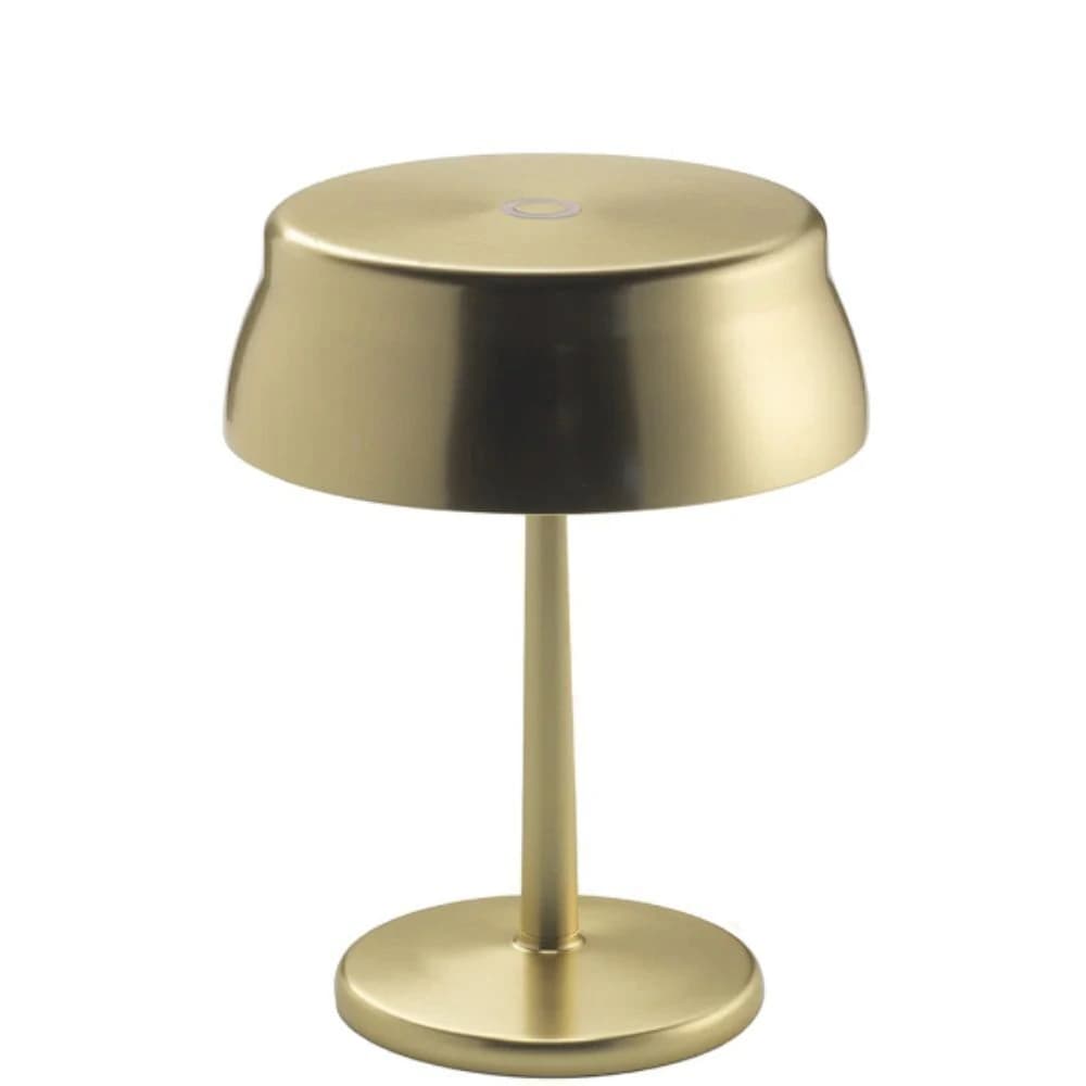 Luminária de Mesa Zafferano Sister Light Wifi Ouro 17x13cm