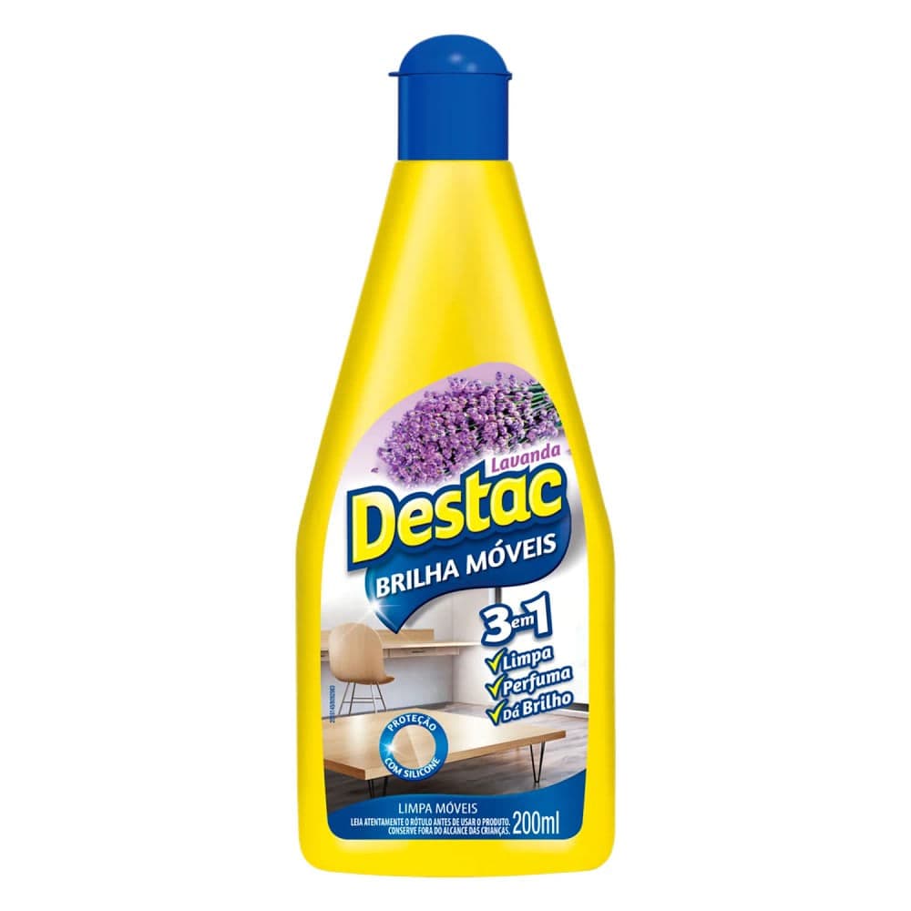 Lustra Móveis Lavanda 200mL - Destac