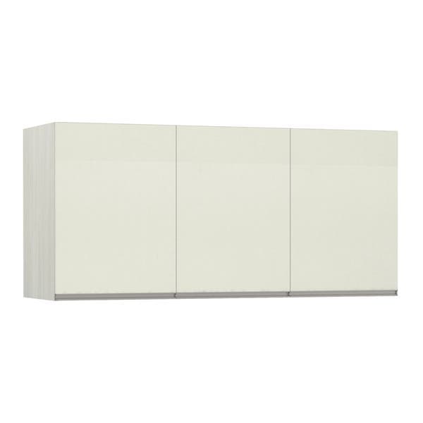 Maleiro Casal para Guarda-Roupa Modulado Legno Crema 3 Portas de Abrir Kashmir MDP 67,2x145x45cm Prime Luciane