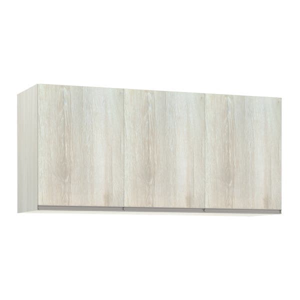 Maleiro Casal para Guarda-Roupa Modulado Legno Crema 3 Portas de Abrir MDP 67,2x145x45cm Prime Luciane