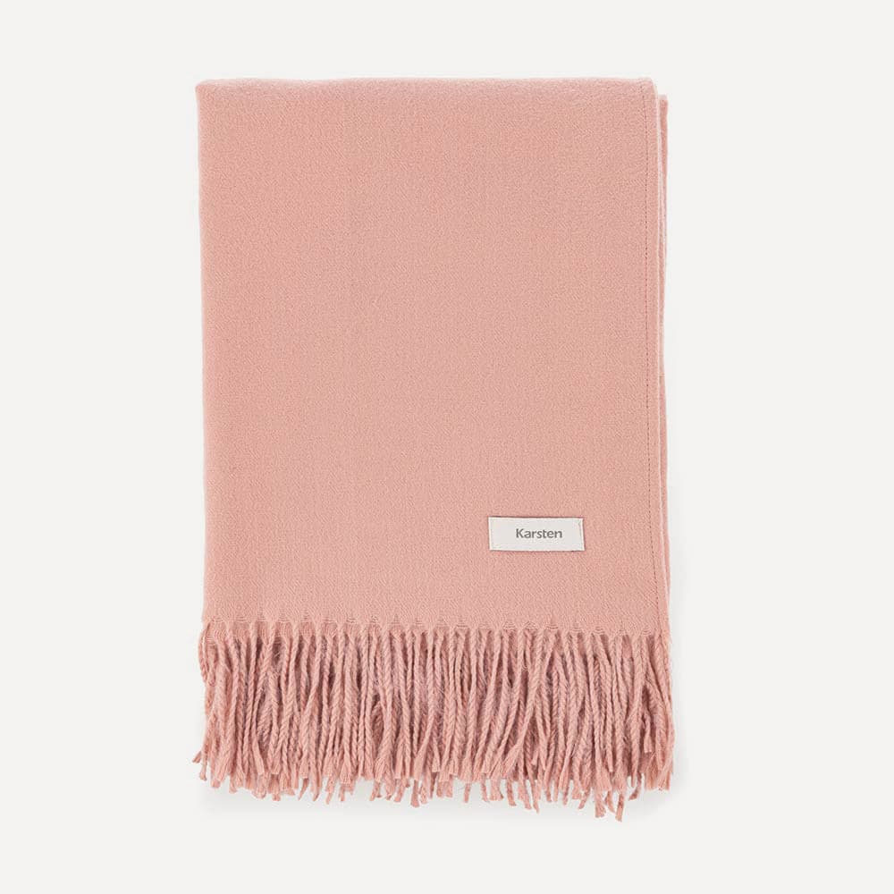Manta Decorativa Karsten Luma Rosé