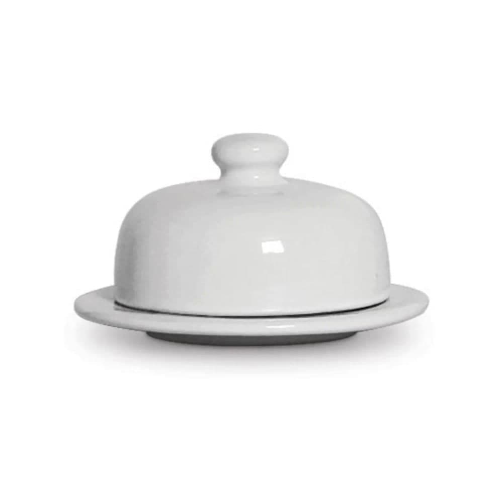 Manteigueira de Cerâmica Standard 16cm Branca - Scalla