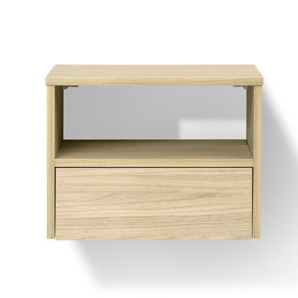 Mesa de Cabeceira 32x42x30cm MDP Marau com Gaveta Bemfixa