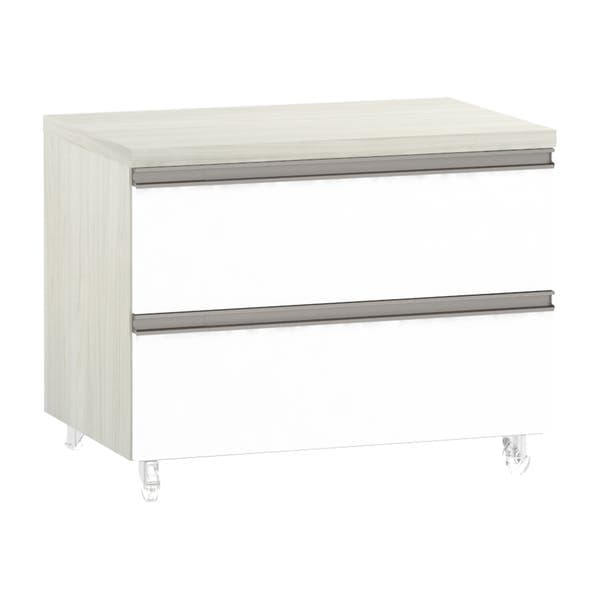 Mesa de Cabeceira 60cm Branco Mat Prime Plus Luciane