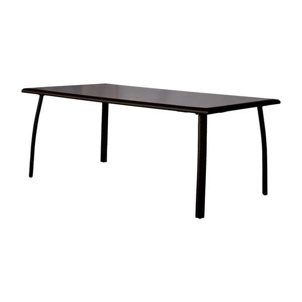 Mesa de Jardim Alumínio 70x100x180cm Marrom Modena Importado