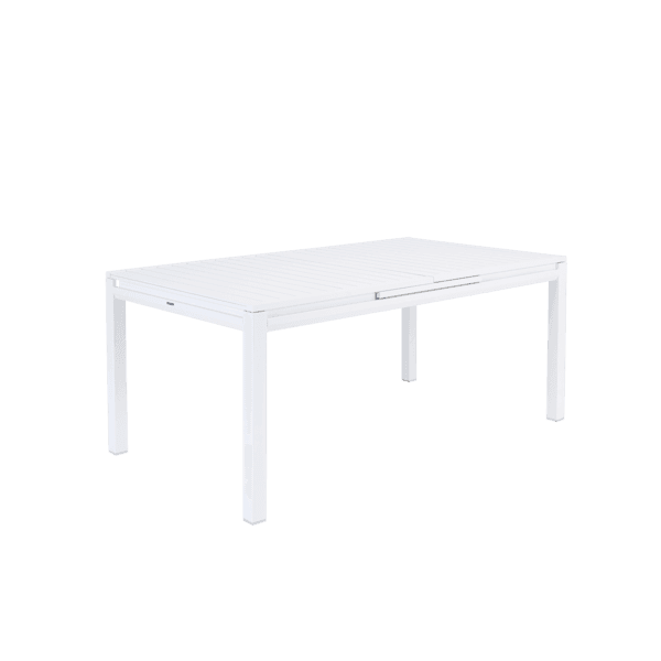 Mesa de Jardim Extensível 6 a 8 Lugares em Alumínio 76,5x100x180|240cm Branco Odyssea II Easy Full Naterial