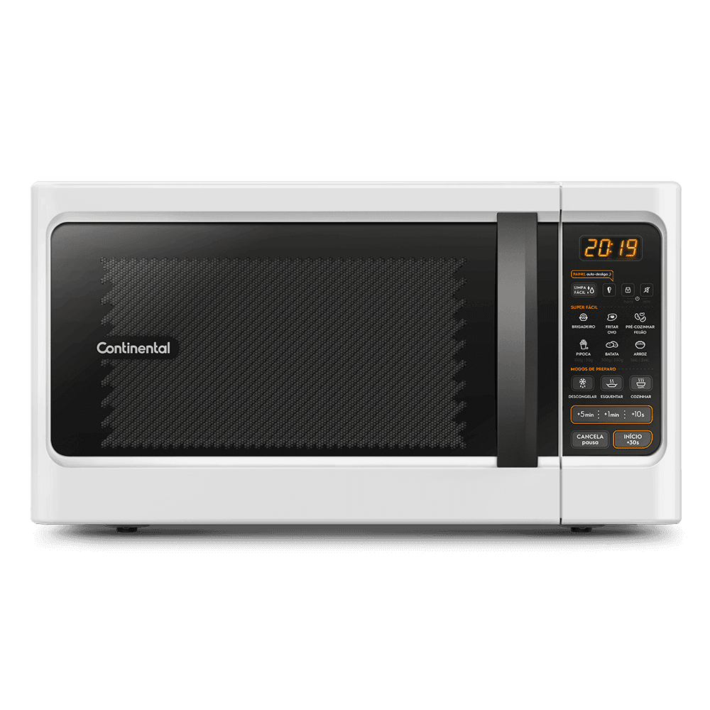 Micro-ondas Continental Branco 34 Litros com Função Descongelar (MC34B)