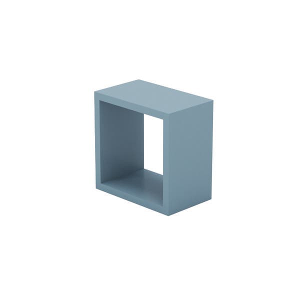 Nicho de Madeira MDF 25x25x15cm Azul Montfácil