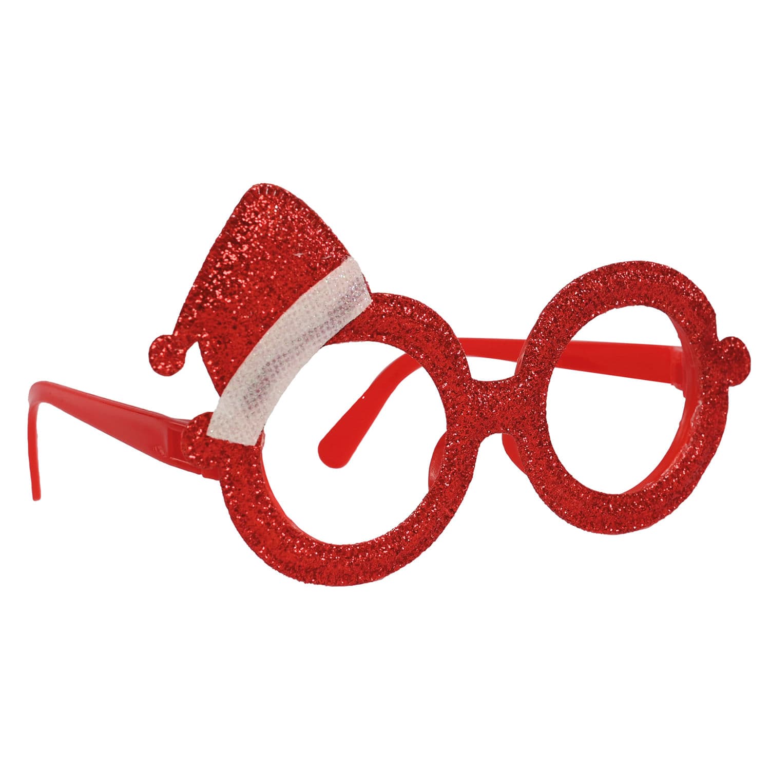 Óculos Gorro Noel 14cm Vermelho - Yangzi