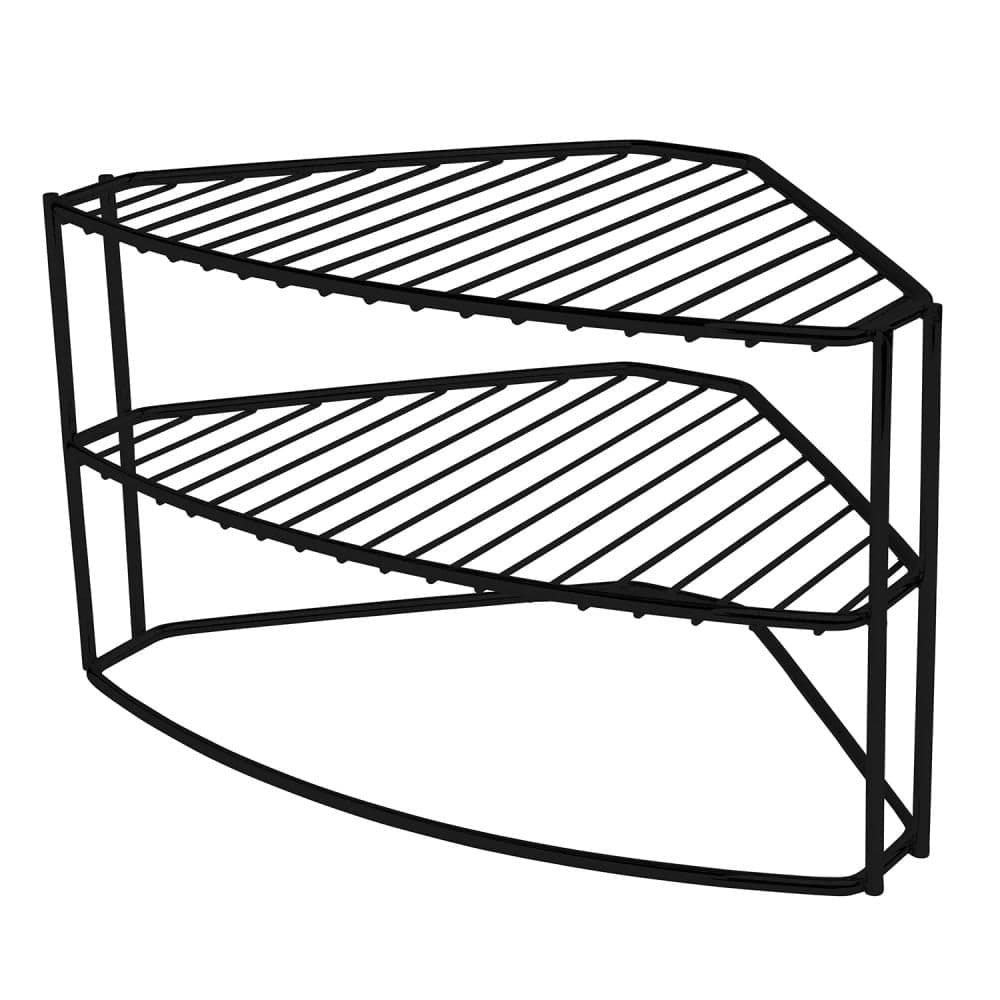 Organizador Canto 3 Níveis 35cm Preto Fosco - Future