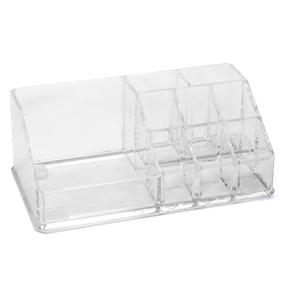 Organizador de Maquiagem 9 Divisórias Clear Transparente - Sottile