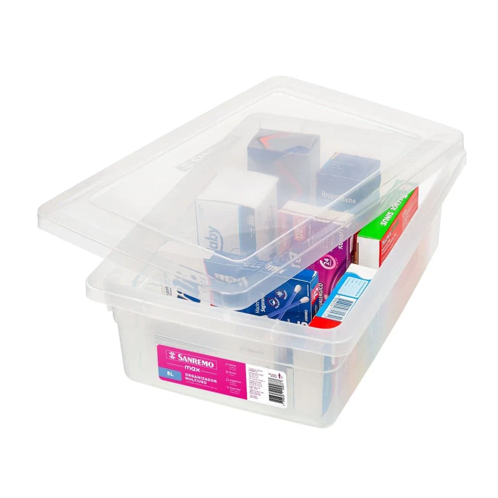 Organizador Multiuso Max 5l Branco - Sanremo