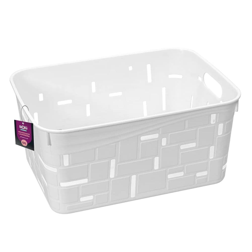 Organizador para Lavanderia 11,8l Branco - Ordene