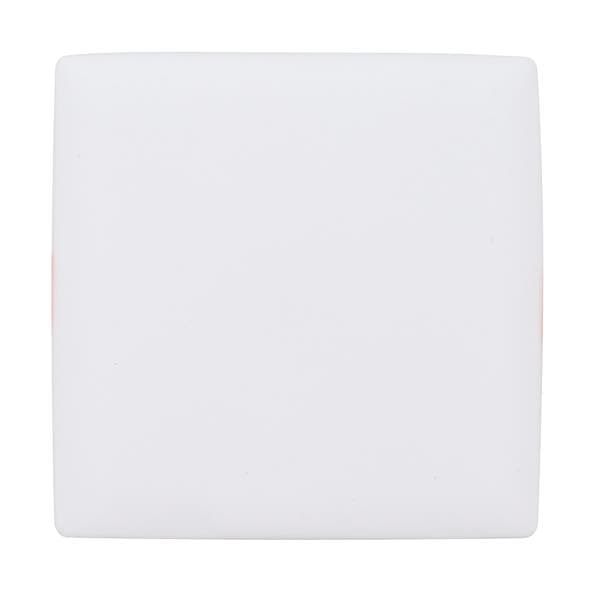 Painel de Led Embutir ou Sobrepor Quadrado Borda Infinita Luz Amarela 17W Black & Decker 12,8cm Branco Bivolt