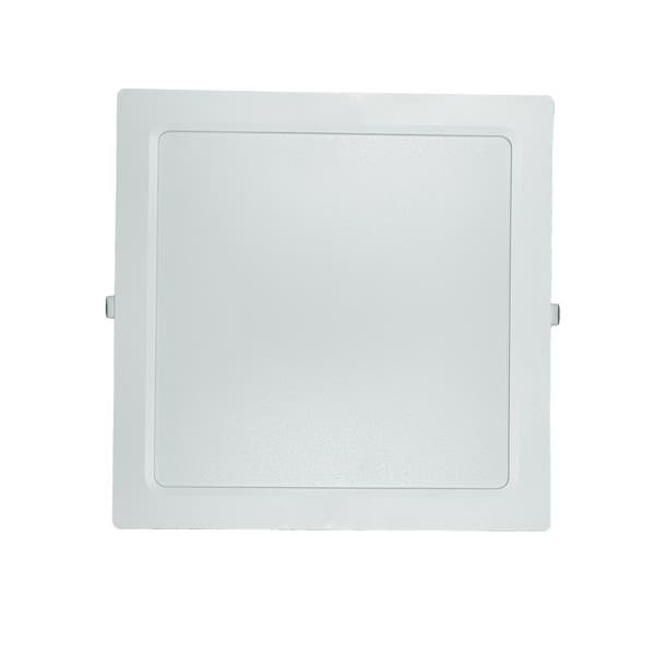 Painel de Led Embutir Quadrado Luz Amarela 10W Inspire 17x17cm Branco Bivolt