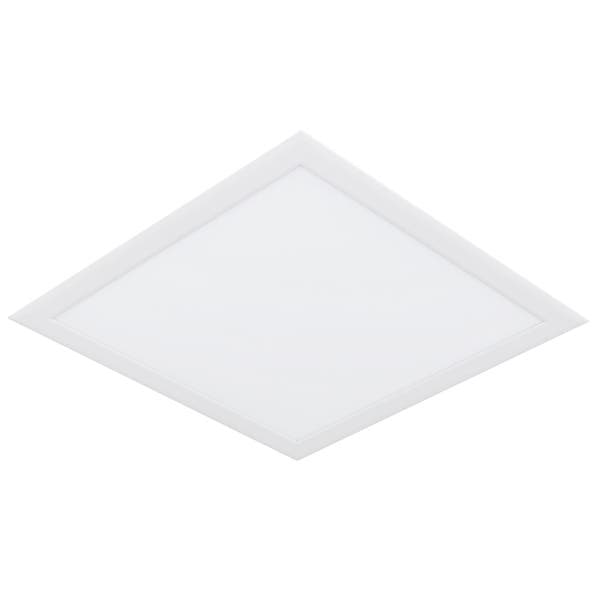 Painel de Led Embutir Quadrado Luz Branca 36W LLUM Bronzearte 40x40cm Branco Bivolt
