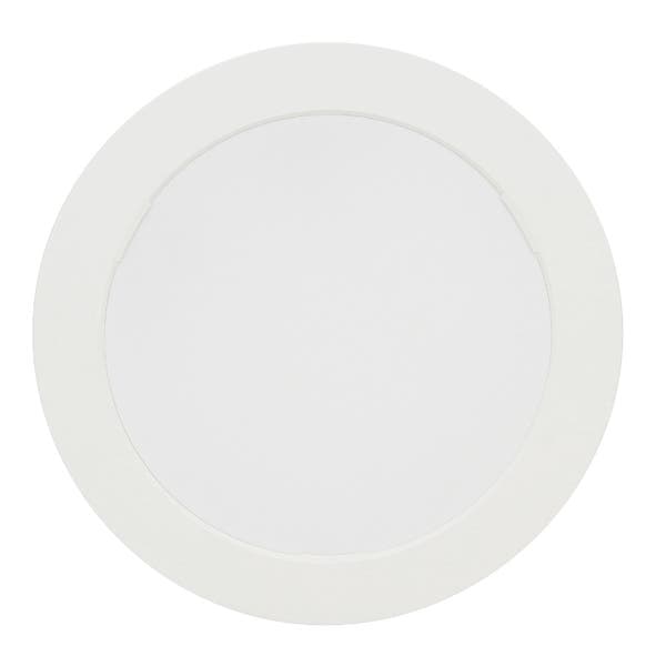 Painel de Led Embutir Redondo Luz Amarela 18W Elgin 23x26cm Branco Bivolt