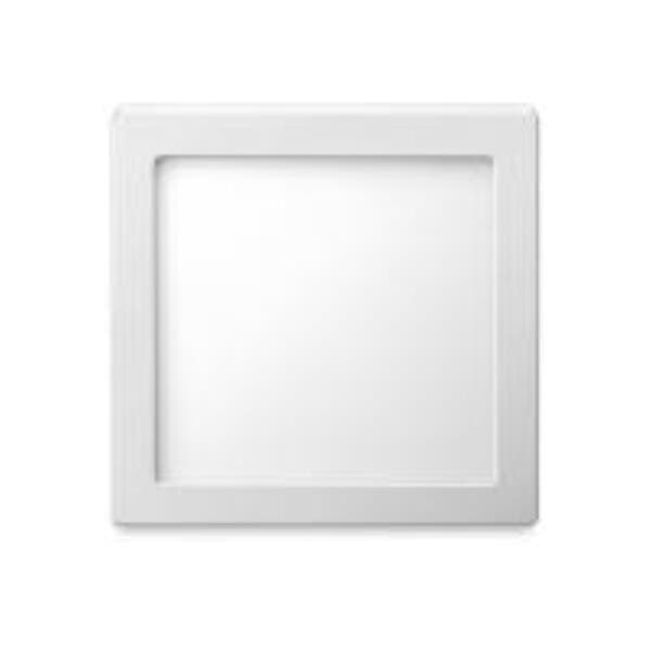 Painel de Led Sobrepor Quadrado Luz Branca 12W Elgin 18x18cm Branco Bivolt