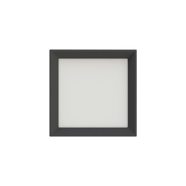 Painel de Led Sobrepor Quadrado Luz Neutra 20W Save Energy 22,5x22,5cm Preto Bivolt