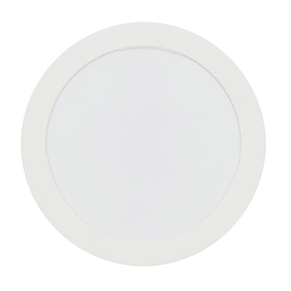 Painel de Led Sobrepor Redondo Luz Branca 12W Elgin 18cm Branco Bivolt
