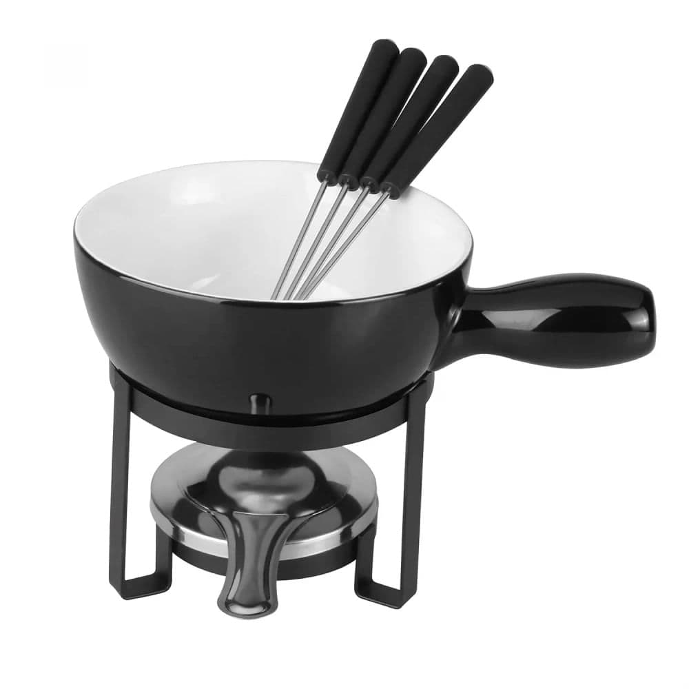 Panela de Fondue 8 Peças Epoxy Preto - Lyor