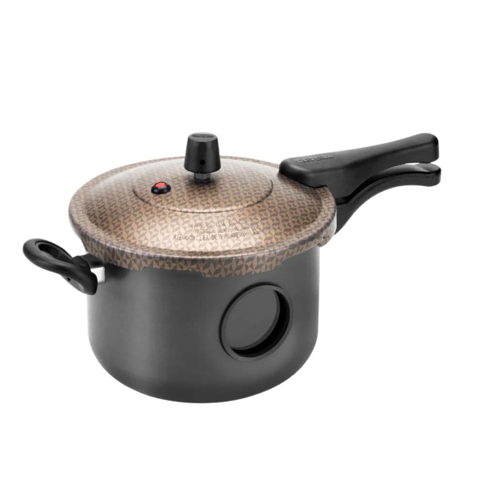 Panela de Pressão com Visor 4,50l Grafite - Oliveira