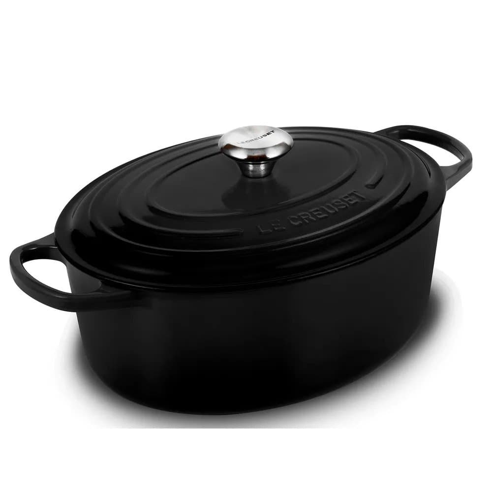 Panela Oval Le Creuset Signature Black Onix 31 cm