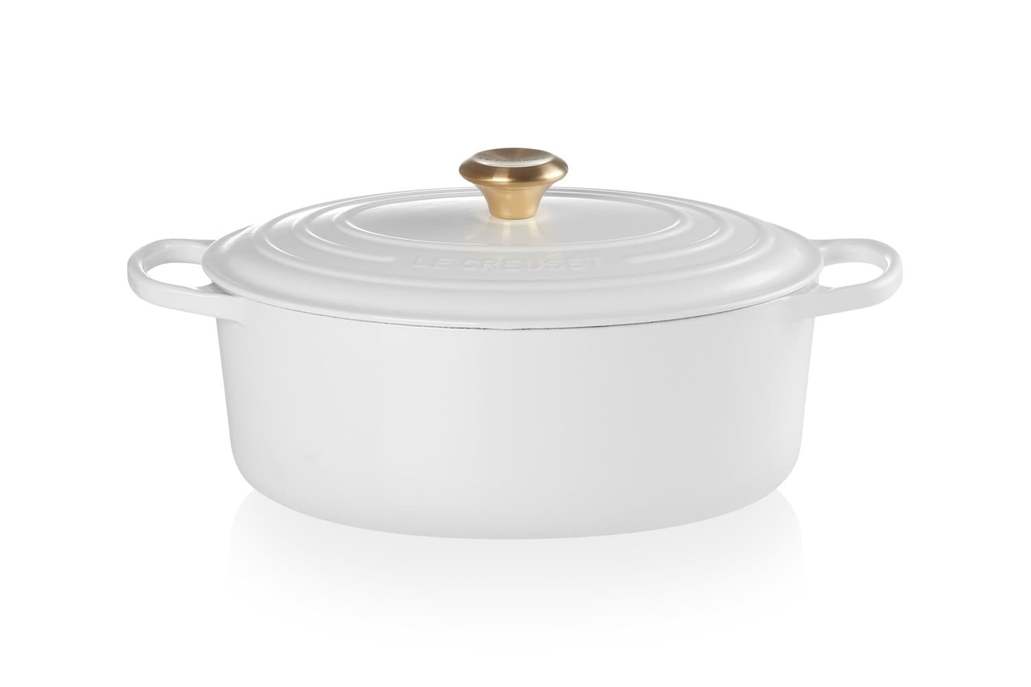 Panela Oval Signature Le Creuset Branco 31 cm