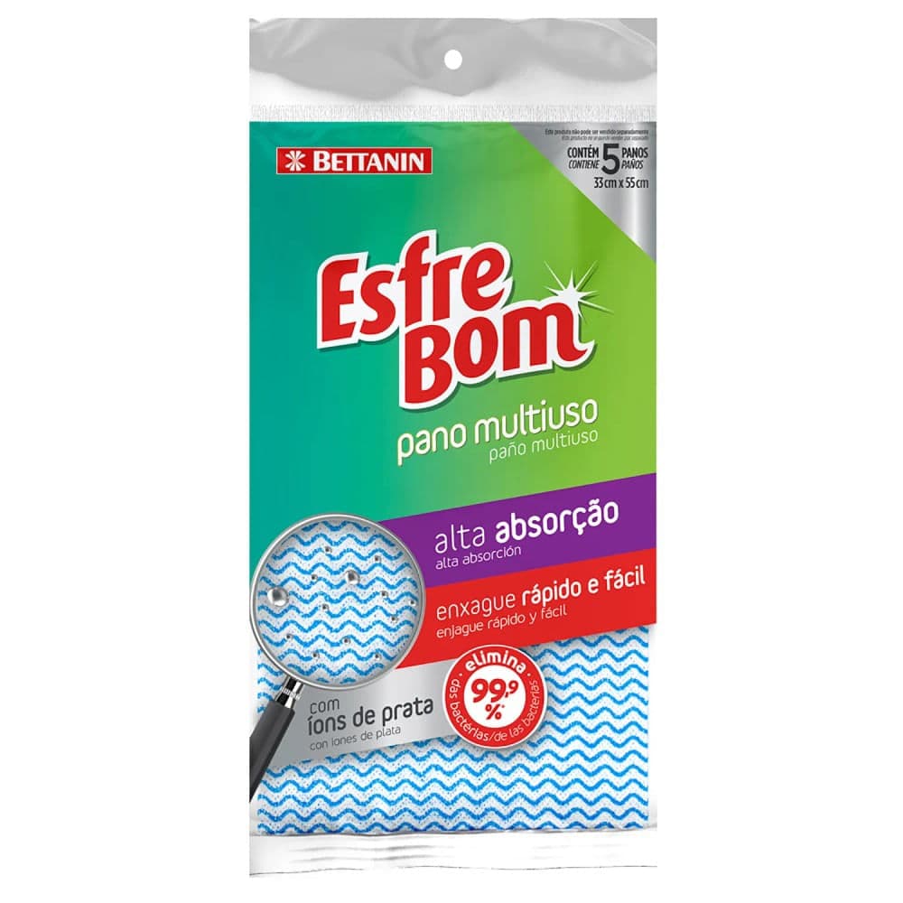 Pano Multiuso Azul - Esprebom