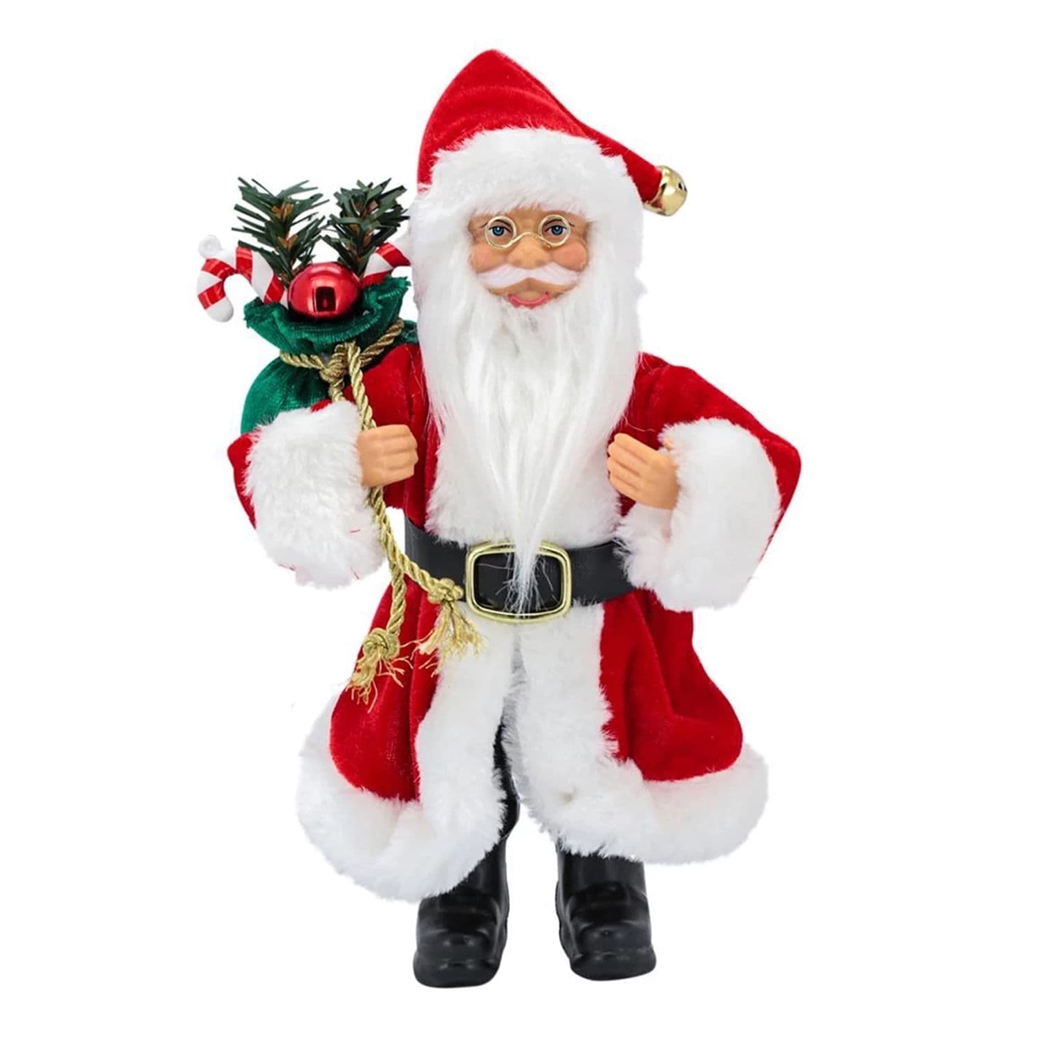Papai Noel Saco de Presente 25cm Vermelho - Yangzi