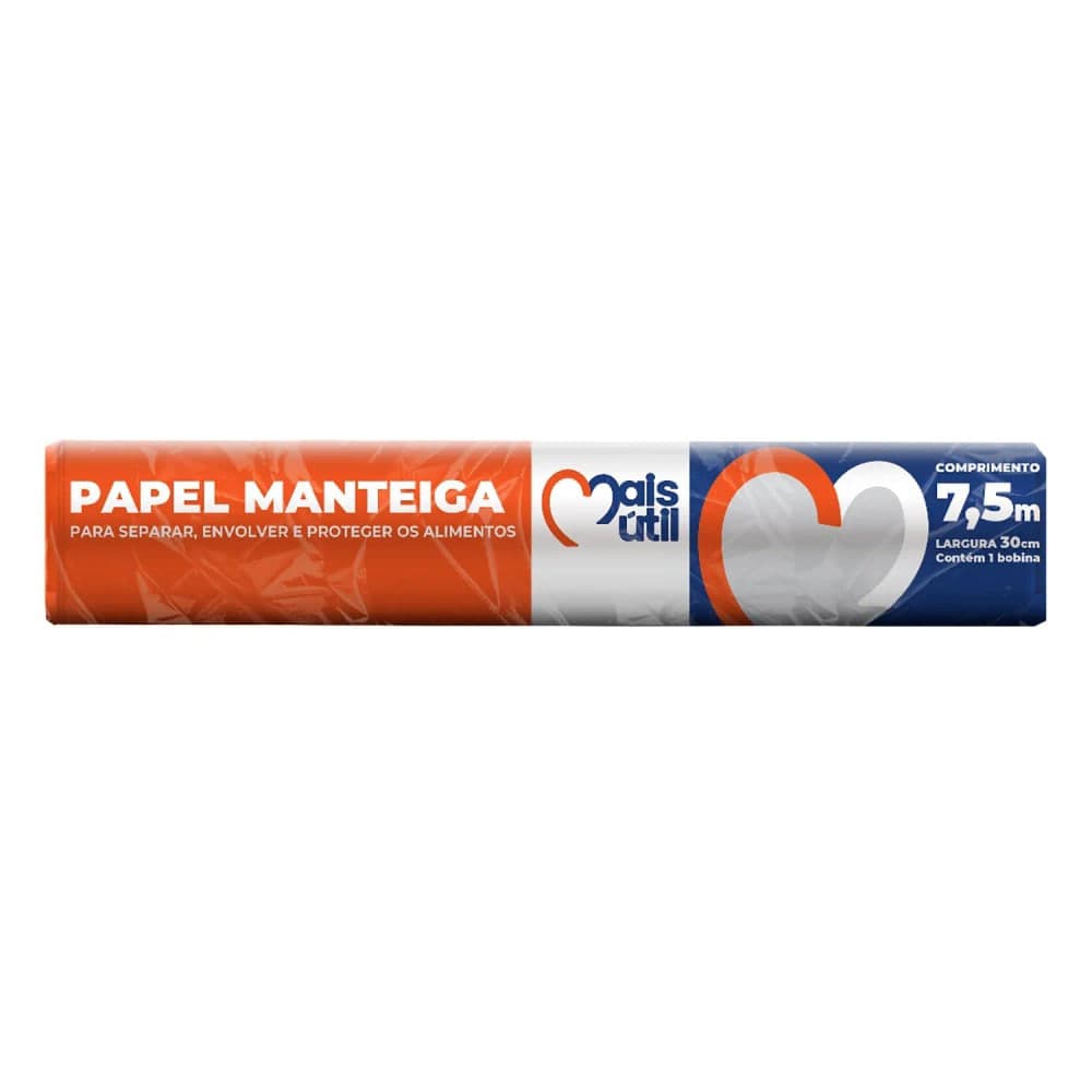 Papel Manteiga Rolo 7,5mx30cm - Giromix
