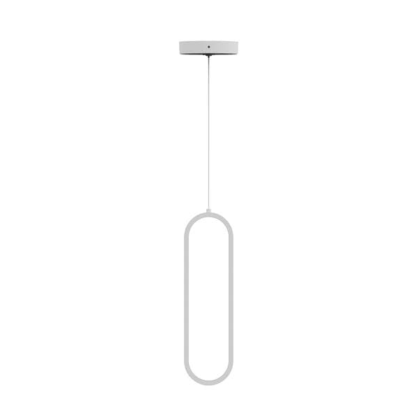 Pendente com LED Branco Oval