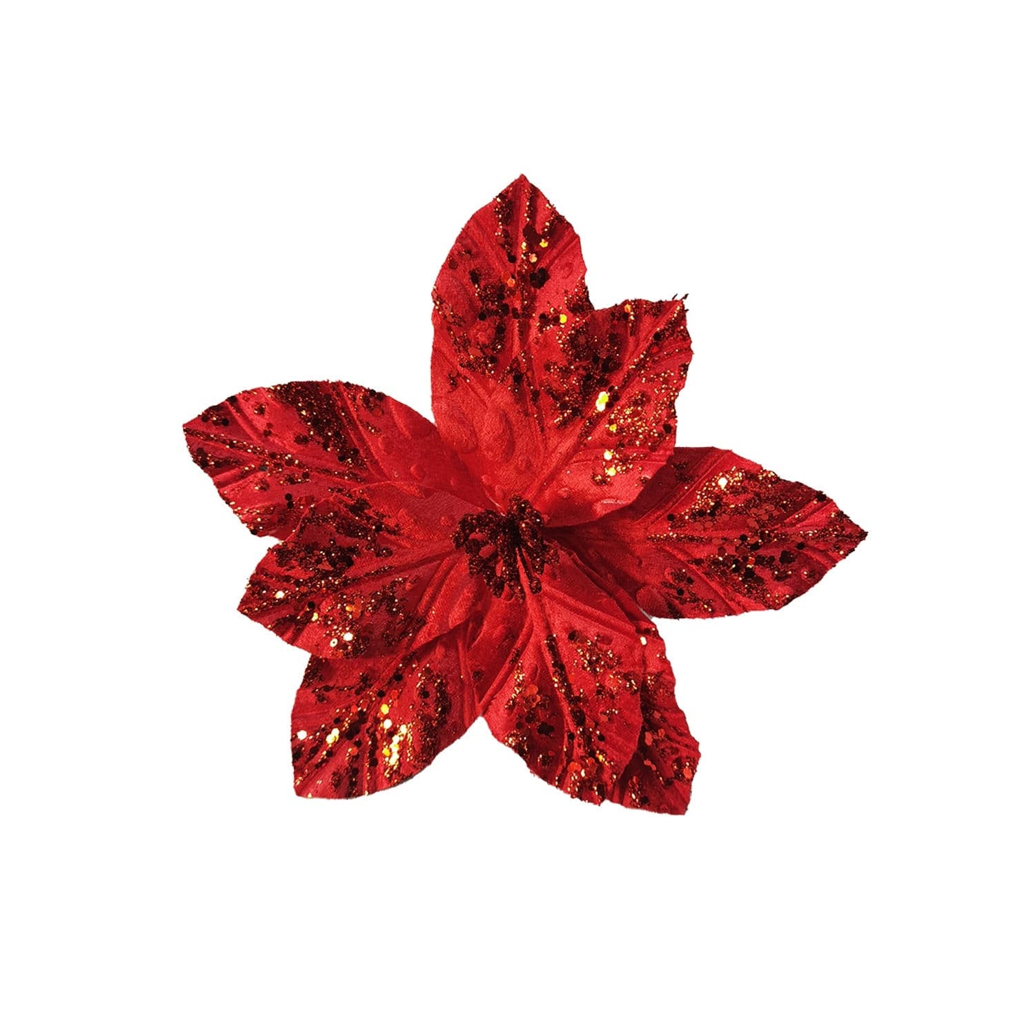 Pick de Natal Bico De Papagaio Veludo 24cm - Yangzi