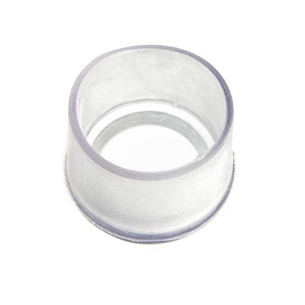 Ponteira Incolor Polietileno Embutir Redondo 26mm 4 peças