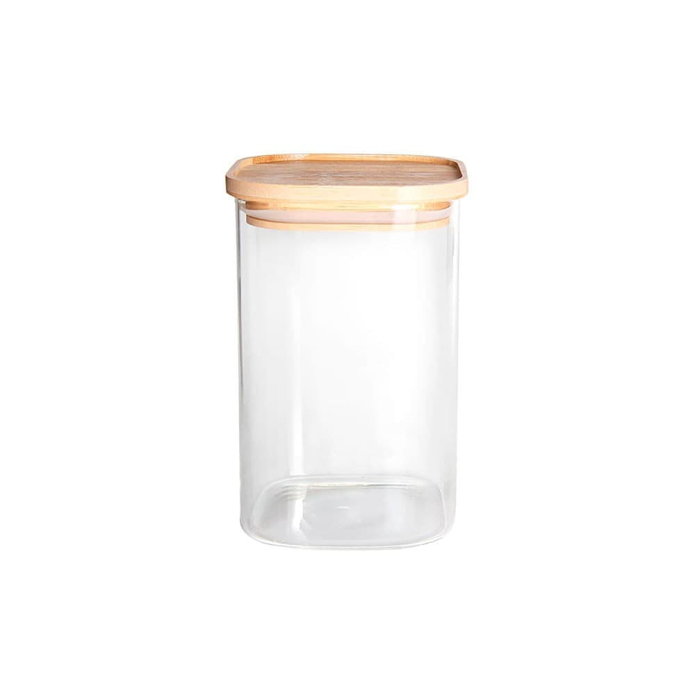 Porta Mantimento Vidro Bambu 1,1l - Dynasty