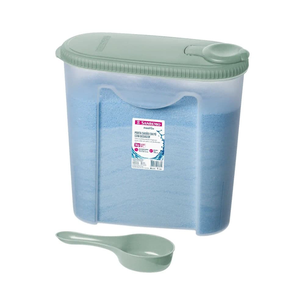Porta Sabão 1kg Tranparente - Sanremo